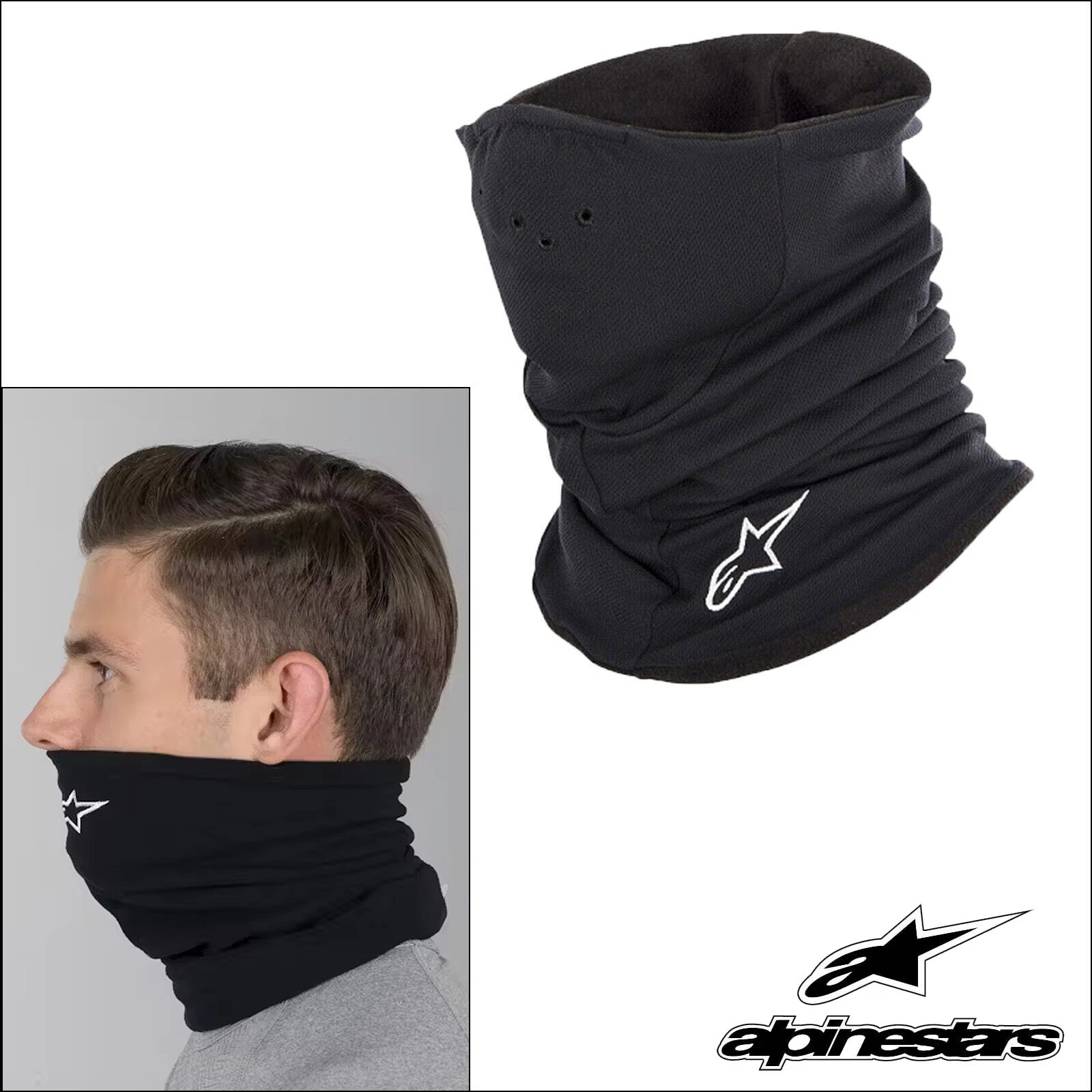 Alpinestars Tech Neck Warmer Motorcycle Cycle Outdoors Moisture Wicking Black
Opens in a new window