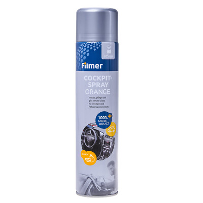 Cockpitspray Orange 600ml Reinigung + Pflege Kunststoffteile Kunstleder Holz
