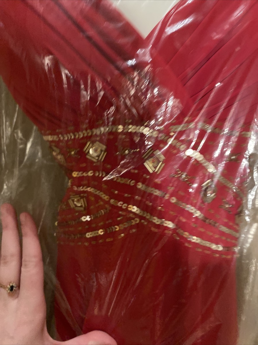Elegant red prom dresses long with gold accents | eBay Elegant red prom dresses long with gold accents | eBay