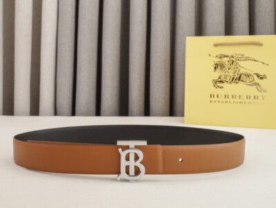 Cintura BURBERRY originale Reversibile Beige/Nero 100cm *ULTIMI