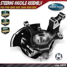 Front Driver Steering Knuckle & Wheel Hub Bearing Assembly for Ford Edge 07-10