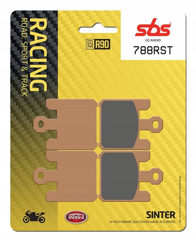 Plaquettes de frein KH369 Sinter pour stopper le fading sur piste moto