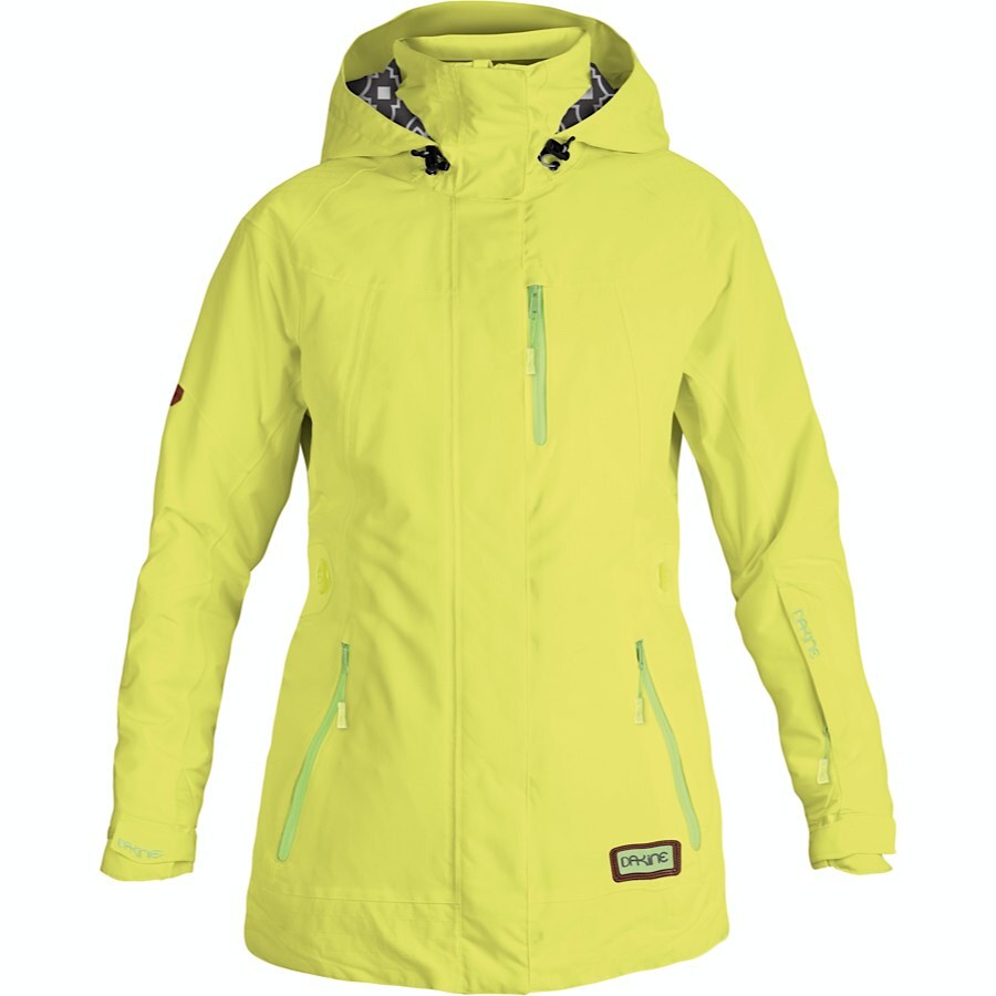 Dakine Women's Skye Insulated Snowboard Jacket Medium Sunny Lime