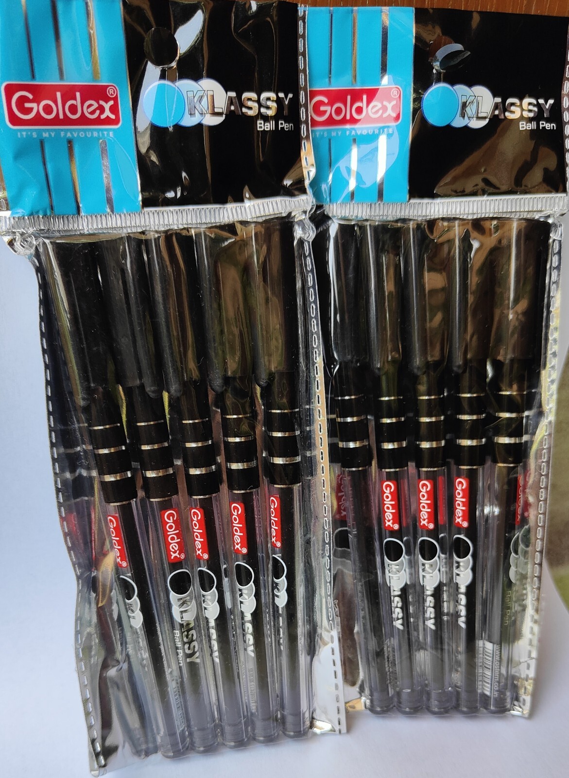 Goldex KLASSY 0.6 MM Glide Ink Ball Point Pen Black Ink Pack of 20