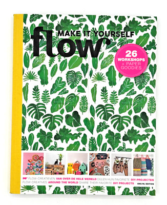 FLOW Make It Yourself Book 26 Crafting Workshops DIY Projects Paper Extras New!