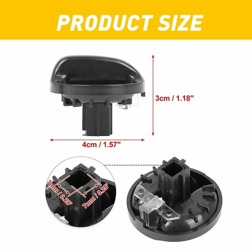 3pc Replacement A/C Heater Panel Control Knob For 00-06 Toyota Tundra 559050C010 - Imagen 4 de 7