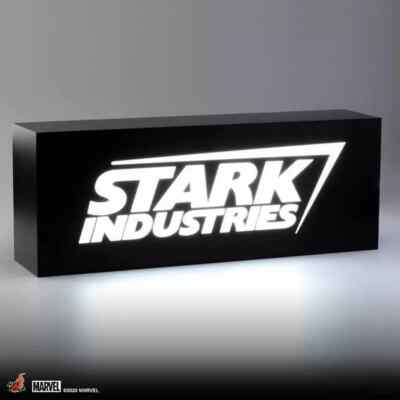 アイアンマン STARK INDUSTRIES LIGHT BOX Hot Toys MCU Marvel Stark Industries Logo USB Light Box - New