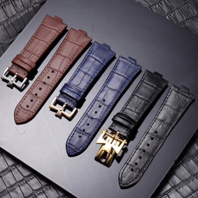 VACHERON CONSTANTIN レディーベルト Amazon.com: KLVN Genuine Leather Watchband For Vacheron Constantin