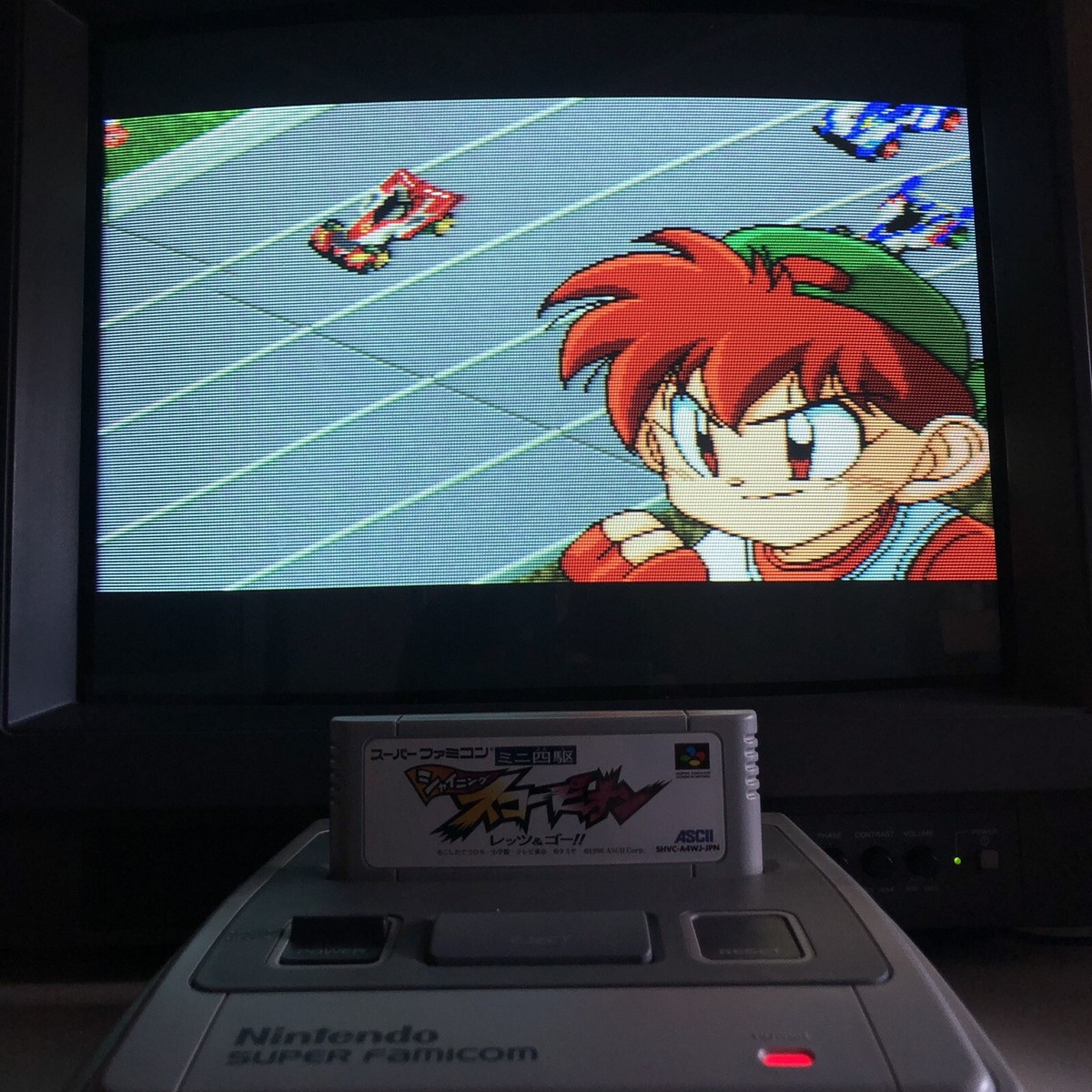 Mini 4WD Shining Scorpion Let's & Go Super Famicom Japan Boxed US Seller (A