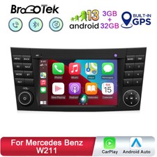 7" For Mercedes Benz E Class W211 CLS W219 Car Stereo Android 13 GPS Carplay 32G