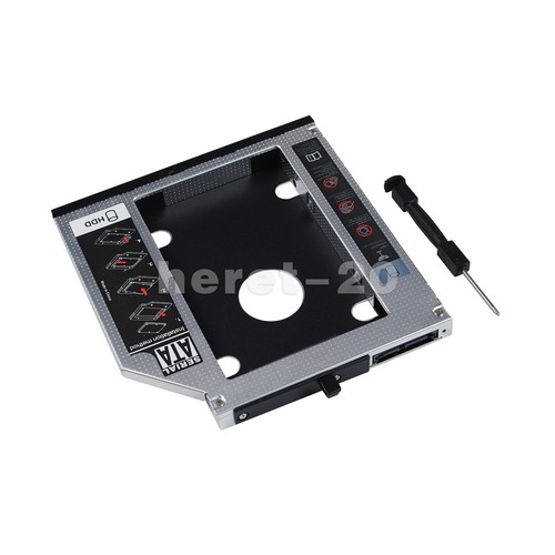 Caddy disque dur SATA 2ème disque dur SSD pour IBM Lenovo Thinkpad R400 R500 T420 T520 - Photo 9/10