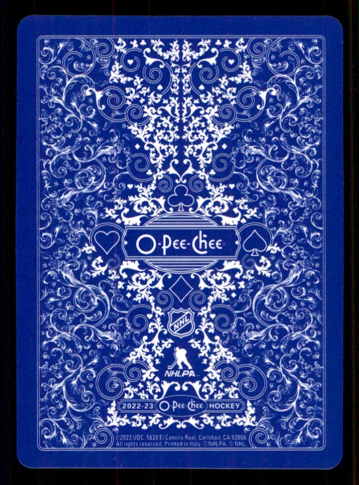 2022-23 O-Pee-Chee Playing Cards #9DIAMONDS Darcy Kuemper - Image 2 of 2