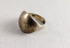 Vintage Sterling Silver Band Ring Stamped 925 Size 8 4g Graduated Solid Plain