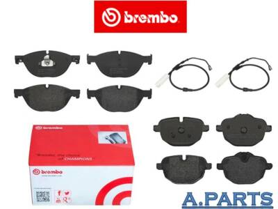 BREMBO BREMSBELAGSATZ KOMPLETT FÜR VORDER UND HINTERACHSE MIT WK BMW 5ER F10 F11