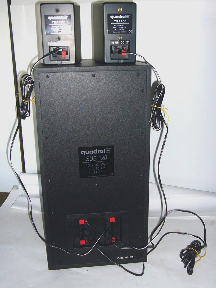 Quadral Surround 120 LP System, SUB 120 und 2x TSA 100 gebraucht, Top Zustand - Bild 4 von 4