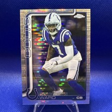 2025 Topps Chrome Charvarius Ward Pulsar Refractor #129 Colts