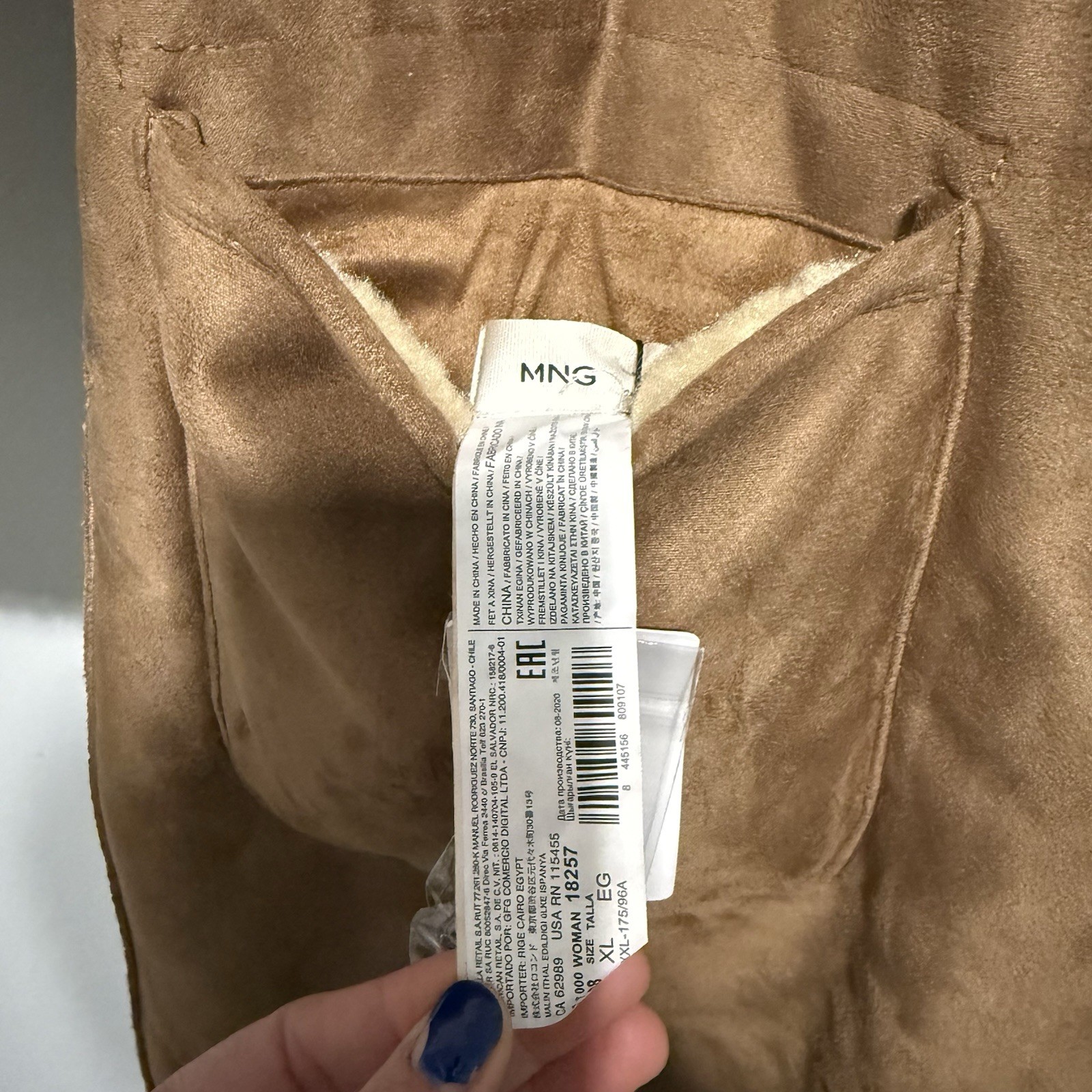 Mango Shearling look boho retro statement vintage… - image 14