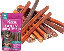 Bully Sticks for Dogs 6-Inch, 50 Count Ultra Thin Bully Sticks, Natural Beef ...