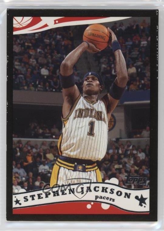 2005-06 Topps Black 444/500 Stephen Jackson #66 s1i