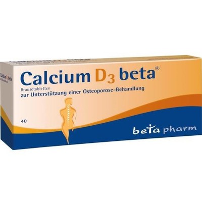 CALCIUM D3 beta Brausetabletten 40 St PZN 1841983