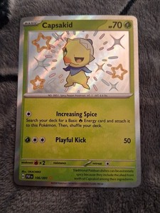 Capsakid 106/091 SV: Paldean Fates Holo NM