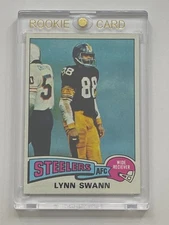 1975 Topps #282 Lynn Swann ROOKIE NFL HOF Pittsburgh Steelers VINTAGE NM RC