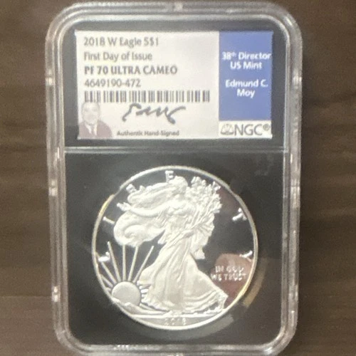 US Mint 2018 American Eagle 1 oz Silver Proof NGC PF 70 Ultra Cameo 4649190-472