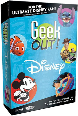 Disney Geek Out Board Game Trivia Party Family Game USAopoly New Ages 10 - Adult