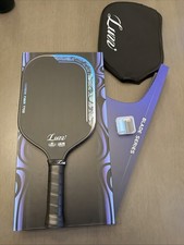Near Mint Luzz Pro Blade2 Long Yuan Pickleball Paddle T700 Carbon Fiber 14mm