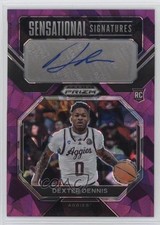 2023 Panini Prizm Draft Picks Purple Ice 11/99 Dexter Dennis #SS-DXD Auto 0ud4