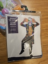 Bruiser The Clown Costume Child Medium 8 to 10 Halloween Dress Up Cosplay