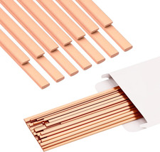 15 Silver Brazing Rods 40 Sticks Flat Phos Copper Welding Rods for HVAC, Air
