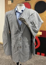 Daniel Hechter Mens Blazer Sport Coat Two Button Jacket Size 40L Wool Suits