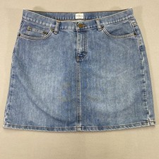 Vintage Calvin Klein Jeans Denim Mini Skirt Size 13 Made In USA