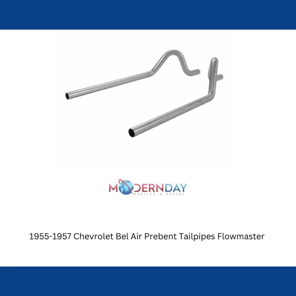1955-1957 Chevrolet Bel Air Prebent выхлопные трубы Flowmaster 15816 - Изображение 3 из 4