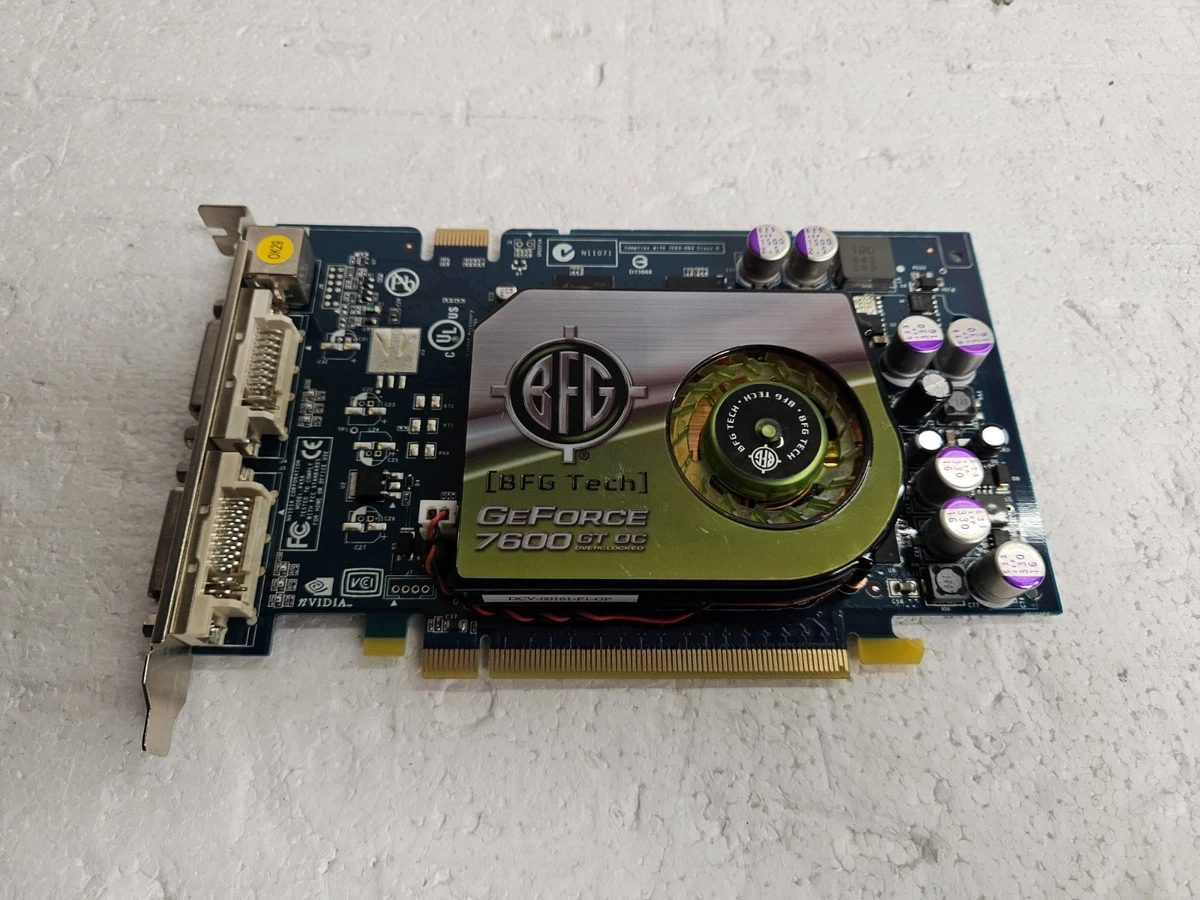 NVIDIA GeForce 7600 GT NVIDIA 256 MB Memory Computer Graphics