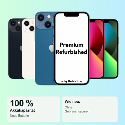 Apple iPhone 13 Mini 128GB | Wie neu [Premium] | 100% Batterie [Neu]