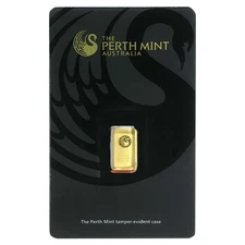 1 gram Gold Bar - The Perth Mint (In Assay)