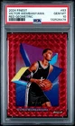 2024 Topps Finest Basketball Red Geometric Refractor Victor Wembanyama #83 PSA 10
