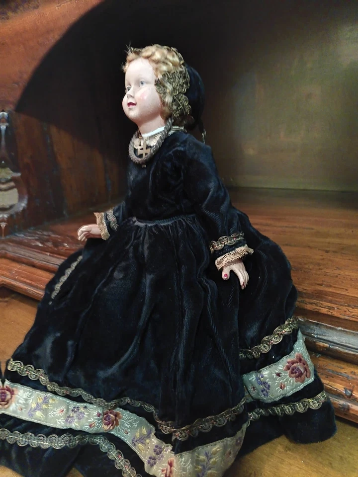 ANTICA BAMBOLA IN CELLULOIDE PRIMISSIMI '900 - Immagine 3 di 4