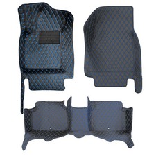 Car Floor Mat For Honda Civic 20112017 Mk9 Car Carpet Full Set Black Blue