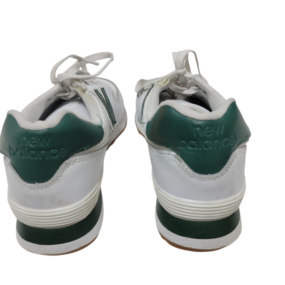Новый баланс 574 унисекс белый и светло-коричневый и оранжевый U574FNS размер 10 мужчин  - Изображение 3 из 4