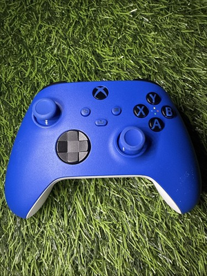 #ad Microsoft Xbox Core Series X S Xbox One Wireless Controller SHOCK BLUE PARTS $18.99