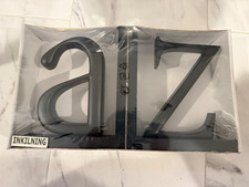 IKEA Inkilning BOOKEND A Z decorazione artistica lettere nere