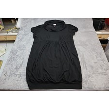 Torrid Dress Women 4 Black Cowl Neck Short Sleeve Knee Length Plus Size