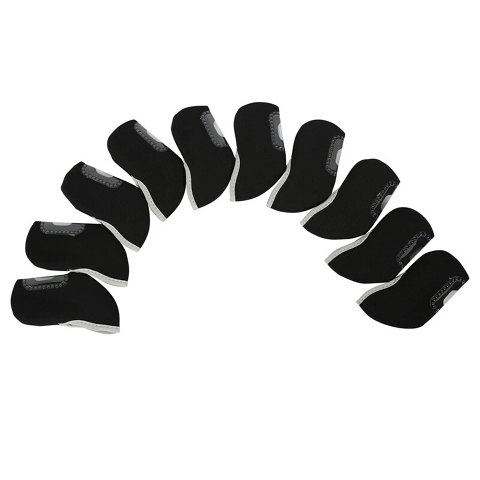 10 PCS Neoprene Iron Head Covers Club Golf Iron Headcovers Protector Universal↟ - Image 2 of 4