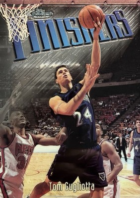 1997-98 Topps Finest Refractor TOM GUGLIOTTA Minnesota Timberwolves 