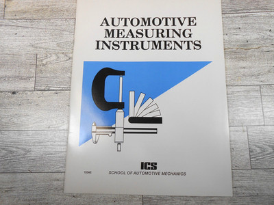 ICS Automotive Measuring Instruments VTG Home Study Course 1988 Correspondence