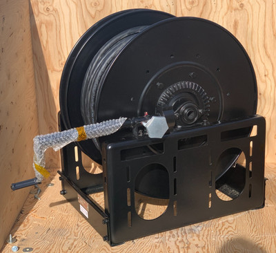 Carol Super Vu-Tron 10/5 SOOW Cable 387ft Glenair MIL Connector Hannay Reel
