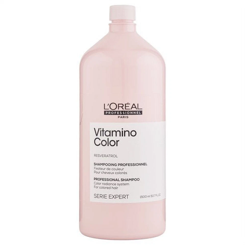 L'oreal Professionnel Serie Expert Vitamino Color Shampoo 50.7 Oz + PUMP - Image 2 of 4